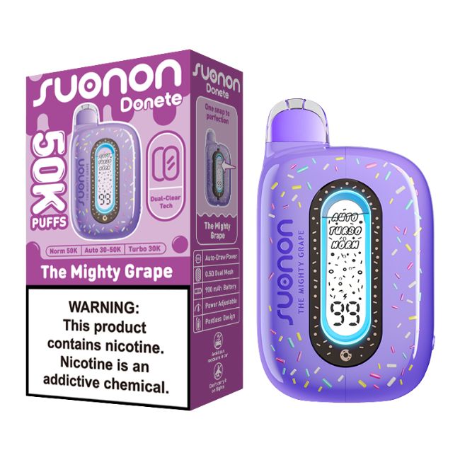 SUONON DONETE POWERED BY NEXA 5% DISPOSABLE (100ML) 50K PUFFS 5CT/ BOX - Image 8