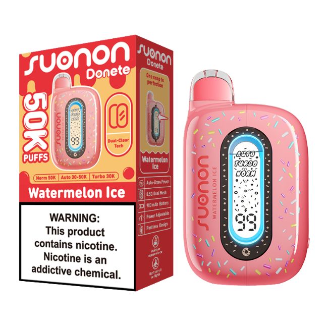SUONON DONETE POWERED BY NEXA 5% DISPOSABLE (100ML) 50K PUFFS 5CT/ BOX - Image 9