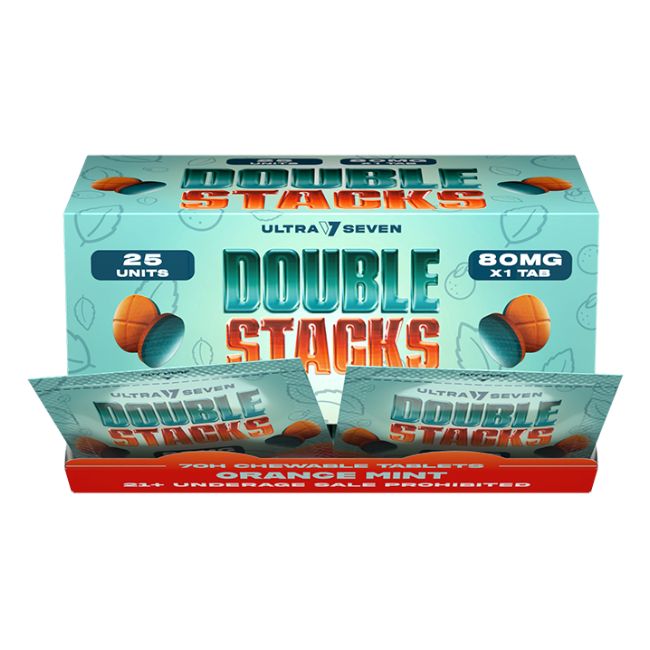 ULTRA 7 SEVEN DOUBLE STACKS HYDROXY CHEWABLE 80MG PER TABLET 1CT/25PK - Image 3