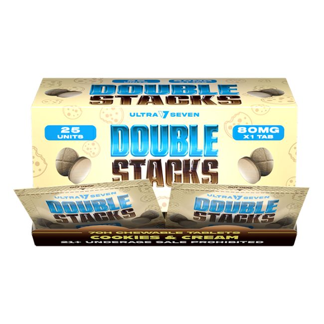 ULTRA 7 SEVEN DOUBLE STACKS HYDROXY CHEWABLE 80MG PER TABLET 1CT/25PK - Image 4