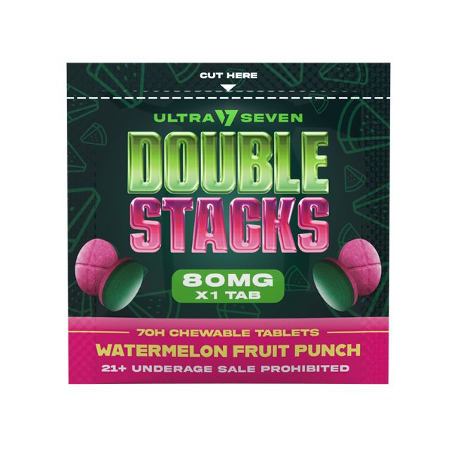 ULTRA 7 SEVEN DOUBLE STACKS HYDROXY CHEWABLE 80MG PER TABLET 1CT/25PK - Image 5