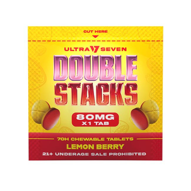 ULTRA 7 SEVEN DOUBLE STACKS HYDROXY CHEWABLE 80MG PER TABLET 1CT/25PK - Image 6