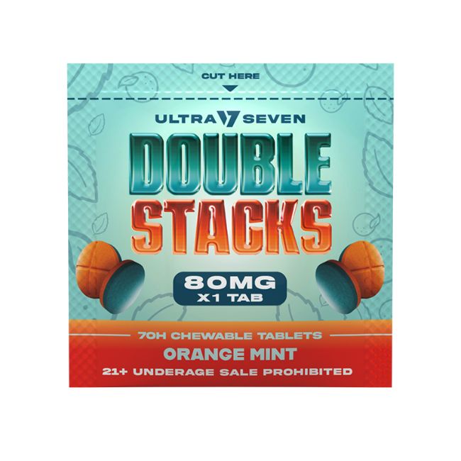 ULTRA 7 SEVEN DOUBLE STACKS HYDROXY CHEWABLE 80MG PER TABLET 1CT/25PK - Image 7