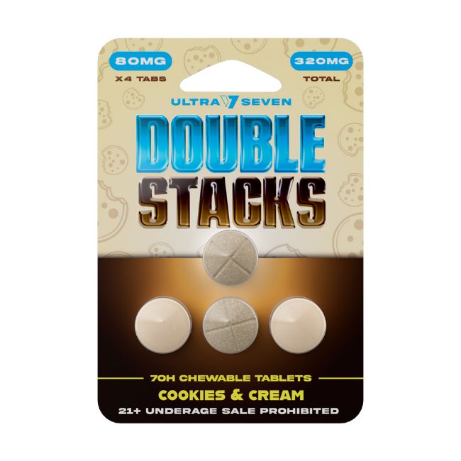ULTRA 7 SEVEN DOUBLE STACKS HYDROXY CHEWABLE 80MG PER TABLET 4CT/10PK - Image 5