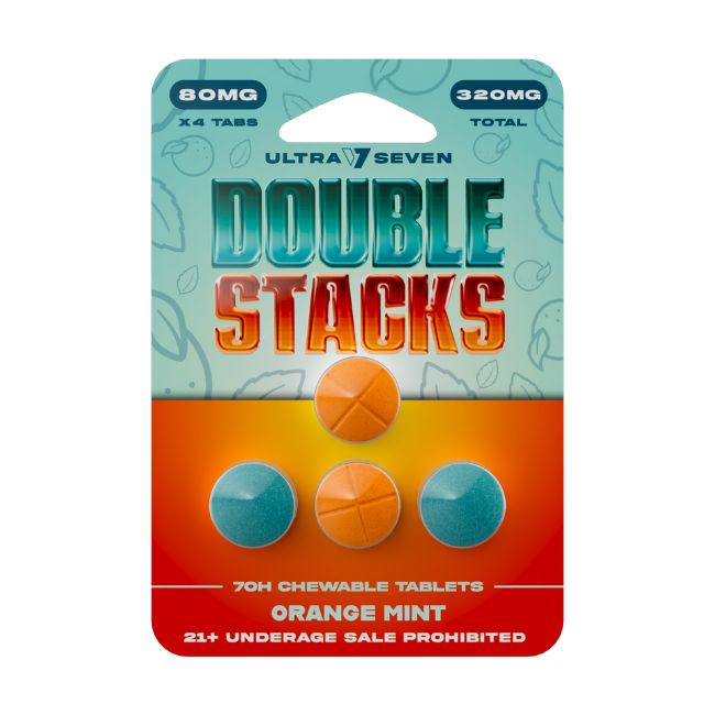 ULTRA 7 SEVEN DOUBLE STACKS HYDROXY CHEWABLE 80MG PER TABLET 4CT/10PK - Image 6