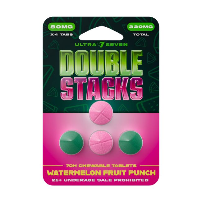ULTRA 7 SEVEN DOUBLE STACKS HYDROXY CHEWABLE 80MG PER TABLET 4CT/10PK - Image 7