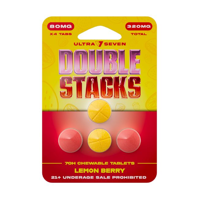 ULTRA 7 SEVEN DOUBLE STACKS HYDROXY CHEWABLE 80MG PER TABLET 4CT/10PK - Image 8