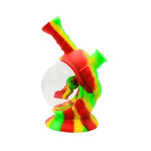 A191 7'' SILICONE MIX COLOR FANCY WATER PIPE
