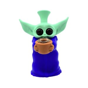 A194 6.5'' ALIEN SHAPE SILICONE WATER PIPE