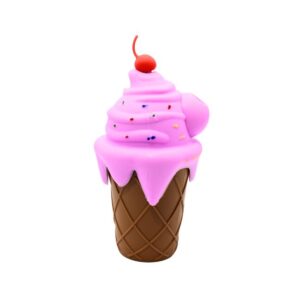 A202 6'' ICE CREAM CONE DESIGN SILICONE WATER PIPE