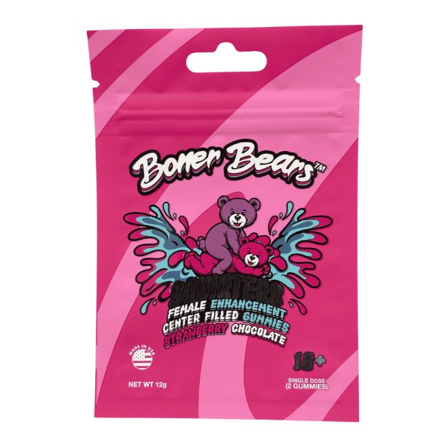 BONER BEARS SQUIRTERS ENHANCEMENT CENTER FILLED GUMMIES 2CT 12PK/ BOX - Image 4