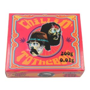 HWCHILLIN20011 HIGH WEIGH CHILLIN' TO THE BONE (200GM X 0.01GM) BLACK POCKET SCALE