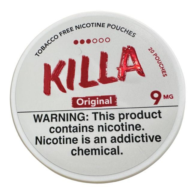 KILLA NIC - 5 CANS / PACK "20 POUCHES PER CAN"