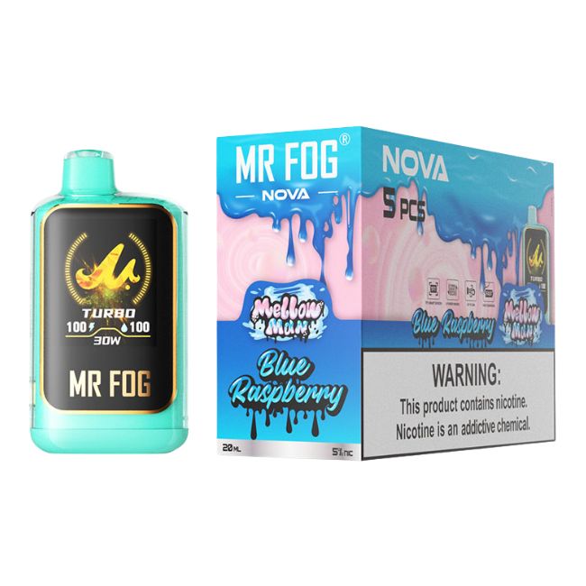 MR FOG NOVA LIMITED EDITION 5% DISPOSABLE (100ML) 36K PUFFS 5CT/ BOX - Image 8
