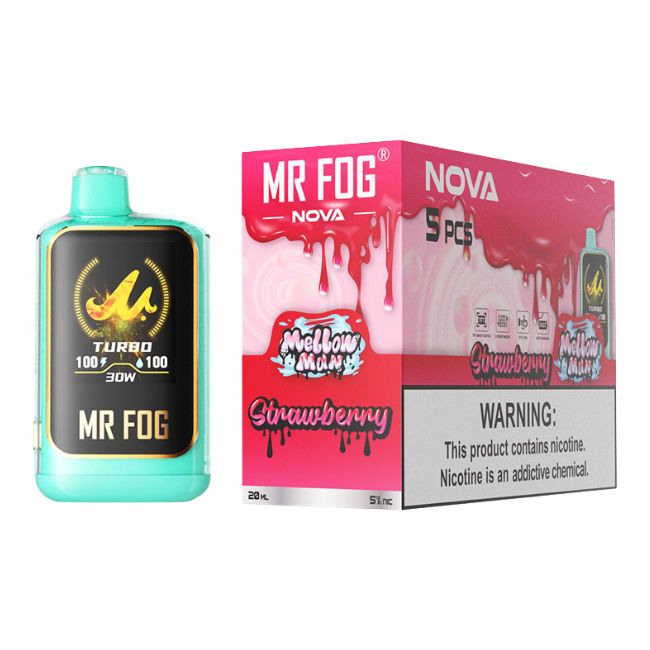 MR FOG NOVA LIMITED EDITION 5% DISPOSABLE (100ML) 36K PUFFS 5CT/ BOX - Image 9