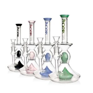 PHX965 10'' PHOENIXSTAR GLASS DOUBLE SHOWER HEAD WATER PIPE