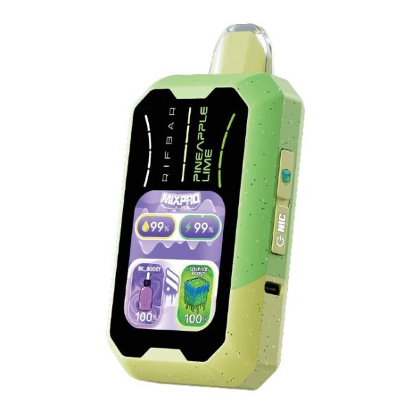 RIFBAR MIXPRO SOUR & ICE CONTROL 5% DISPOSABLE (90ML) 40K PUFFS 5CT/ BOX
