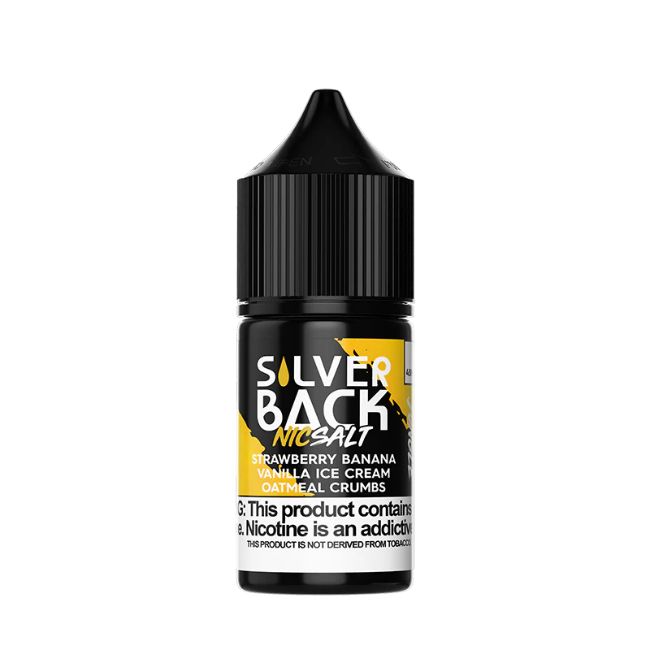 SILVER BACK JUICE CO SALT NIC E LIQUID 30ML BOTTLE