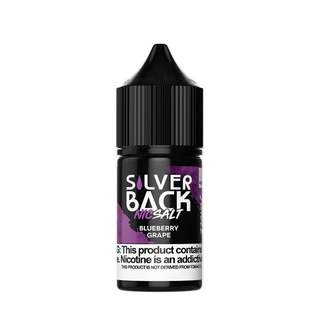 SILVER BACK JUICE CO SALT NIC E LIQUID 30ML BOTTLE - Image 4
