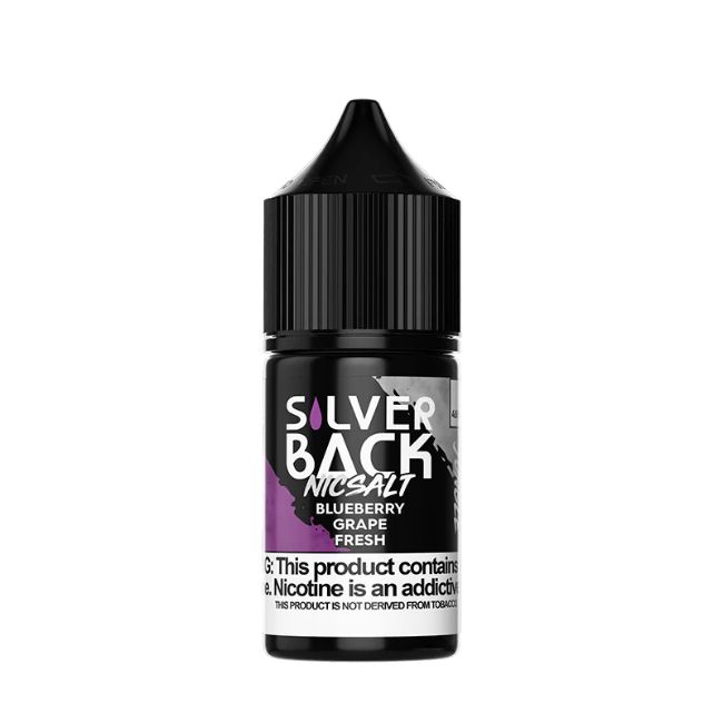 SILVER BACK JUICE CO SALT NIC E LIQUID 30ML BOTTLE - Image 8