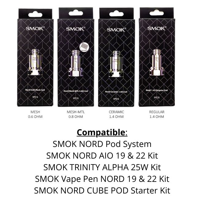 SMOK NORD REPLACEMENT COIL PACK OF 5