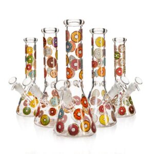 WP364 10'' PHOENIXSTAR GLASS FANCY COLOR FULL WATER PIPE
