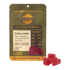 WOODSTOCK / WILDWOOD THC LIVE RESIN 40GM GUMMIES 5CT/ BAG
