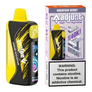 ADJUSTMR40KDIS001 ADJUST MYRUSHER 5% DISPOSABLE (100ML) 40K PUFFS 5CT/ BOX