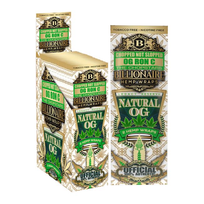 BILLIONAIRE HEMP WRAPS 2CT 25 PACK - Image 2