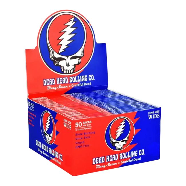 BLAZY SUSAN X GRATEFUL DEAD KING SIZE WIDE ROLLING PAPERS 50CT/ BOX