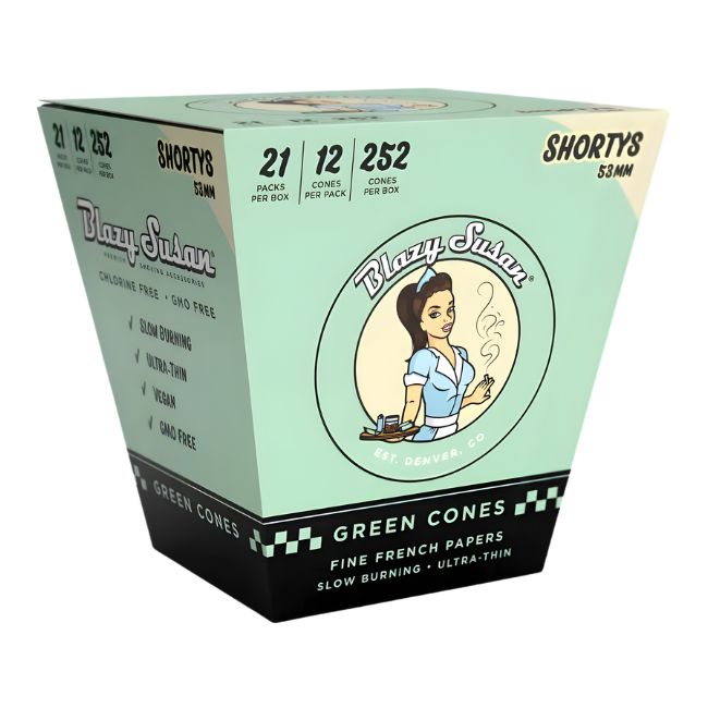 BLAZY SUSAN GREEN CONES 21CT/ BOX - Image 2