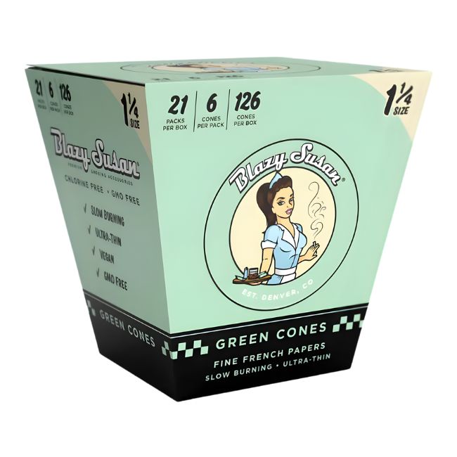 BLAZY SUSAN GREEN CONES 21CT/ BOX - Image 3