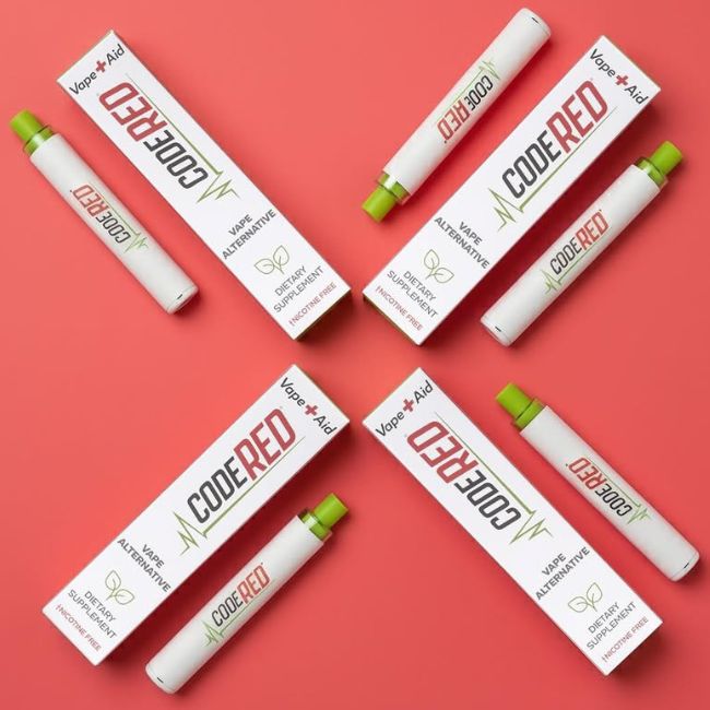 CODE RED VAPE+AID CLEAN VAPE ALTERNATIVE RESPIRATORY WELLNESS CODE RED UPTO 600 INHALATIONS 6CT/ BOX - Image 3