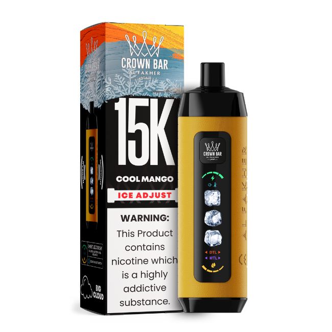 CROWN BAR BY AL FAKHER ICE ADJUST 5% DISPOSABLE (110ML) 15K PUFFS 5CT/ BOX (MADE IN UAE) - Image 5