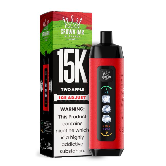 CROWN BAR BY AL FAKHER ICE ADJUST 5% DISPOSABLE (110ML) 15K PUFFS 5CT/ BOX (MADE IN UAE) - Image 7