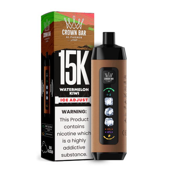 CROWN BAR BY AL FAKHER ICE ADJUST 5% DISPOSABLE (110ML) 15K PUFFS 5CT/ BOX (MADE IN UAE) - Image 8