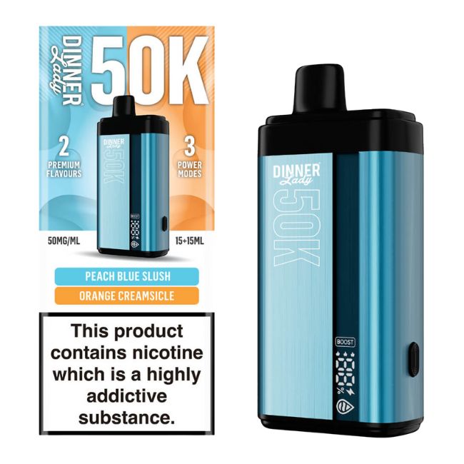 DINNER LADY DUAL FLAVOR 5% DISPOSABLE (150ML) 50K PUFFS (BUILT IN USA) 5CT/ BOX - Image 3
