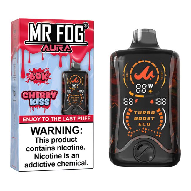 MR FOG AURA 5% DISPOSABLE (130ML) 60K PUFFS 5CT/ BOX - Image 2