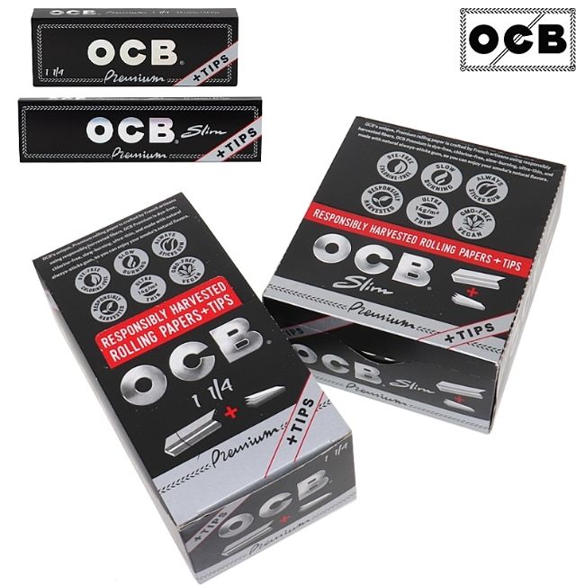 OCB PREMIUM PAPERS + TIPS 1-1/4 (OCTP14PM) 24CT/ BOX - Image 2