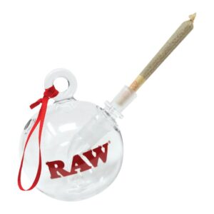 RAWLIBLAZEBUBB001 RAW LIBLAZE HOLIDAY ORNAMENT 80MM BUBBLER