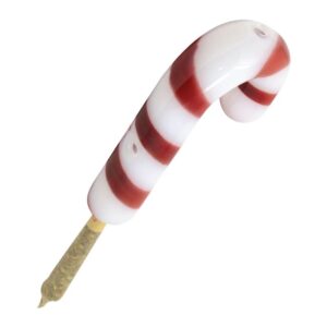 RAWLIBLAZECH001 RAW LIBLAZE GLASS CANDY CANE CONE HOLDER