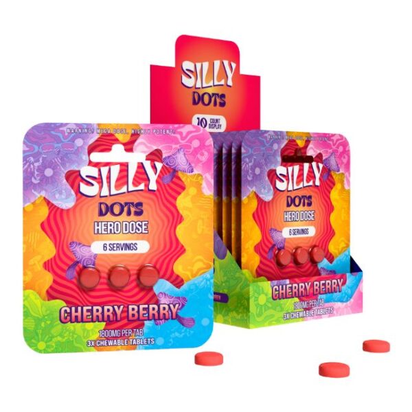 SILLY DOTS HERO DOSE 1800MG PER TABLET 3CT/10PK