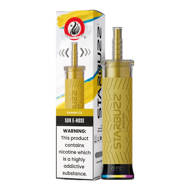 STARBUZZ 50K E-HOSE HOOKAH 6% DISPOSABLE (40ML) 50K PUFFS 1CT/ SINGLE - Image 2