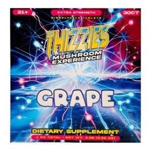 THIZZIES MUSHROOM EXPERIENCE EXTRA STRENGHT TABLET 1CT/30PK