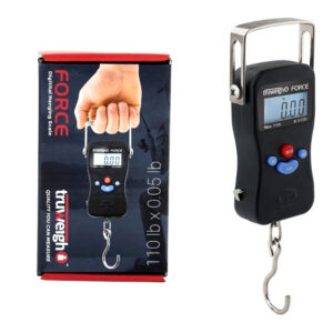 TWFORCE TRUWEIGH FORCE DIGITAL HANGING SCALE (110LB X 0.05LB) - BLACK