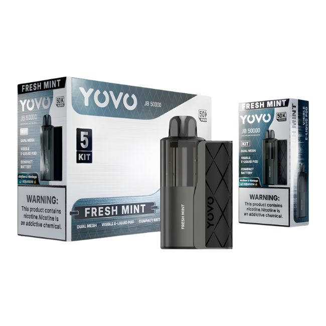 YOVO JB 50000 5% DISPOSABLE KIT (75ML) 50K PUFFS 5CT/ BOX - Image 2