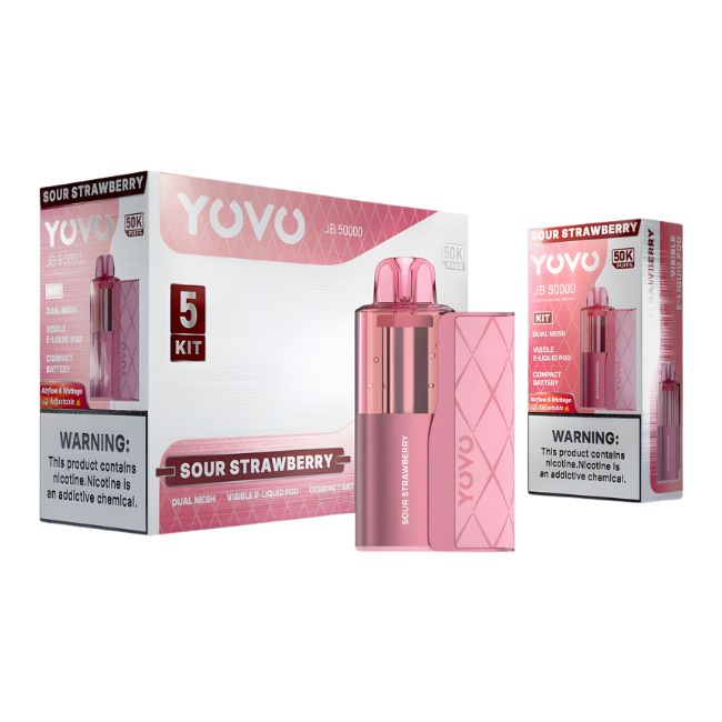 YOVO JB 50000 5% DISPOSABLE KIT (75ML) 50K PUFFS 5CT/ BOX - Image 6