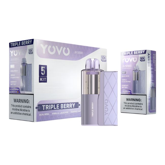 YOVO JB 50000 5% DISPOSABLE KIT (75ML) 50K PUFFS 5CT/ BOX - Image 7