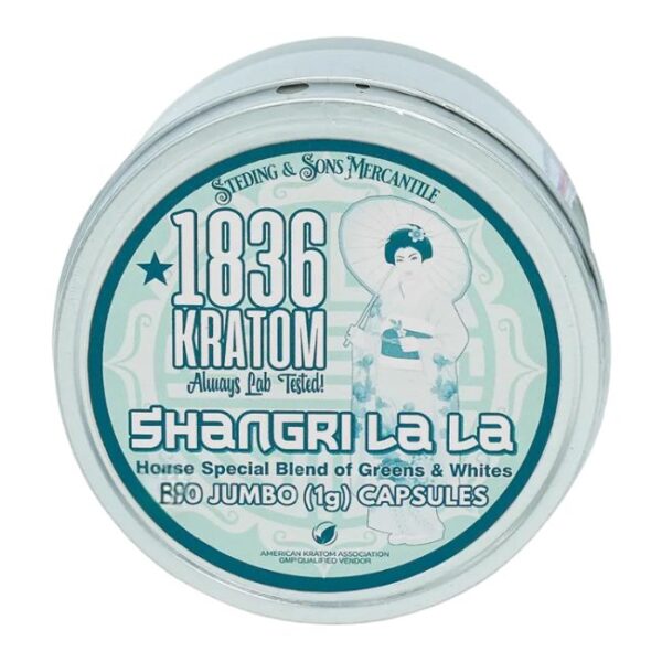 1836 KRATOM 50CT JUMBO CAPSULES TIN