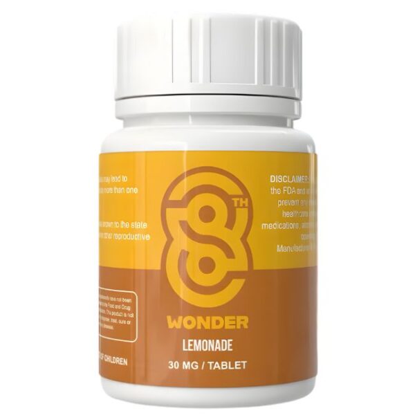 8 WONDER DHM KRATOM PROPRIETARY BLEND 30MG PER TABLET 10CT/ JAR
